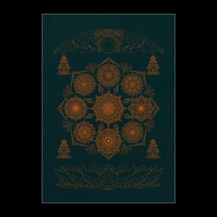 【線対曼荼羅】中台八葉院ポスター