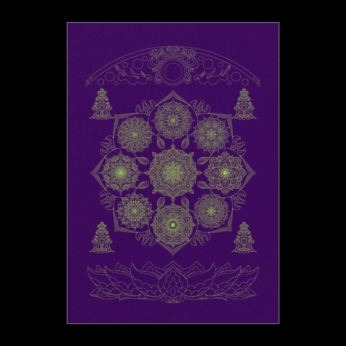 【線対曼荼羅】中台八葉院ポスター