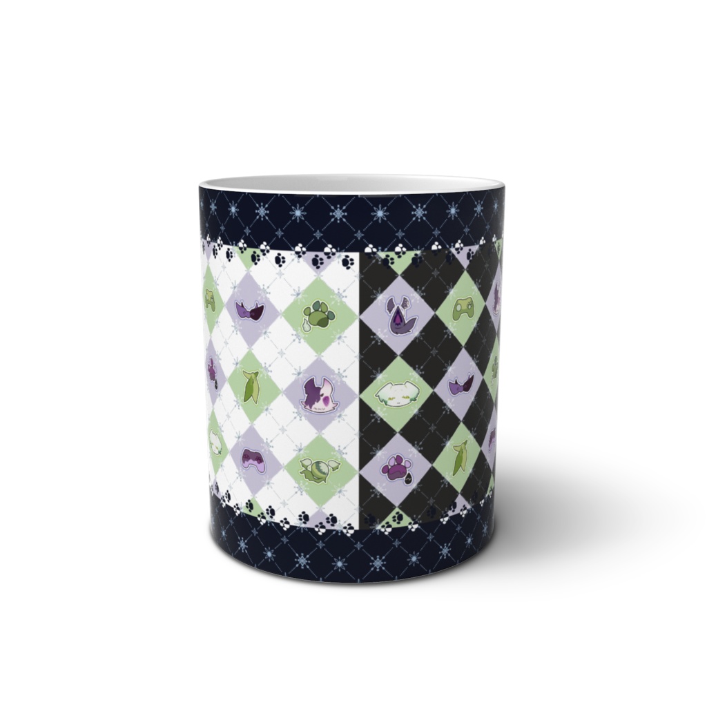 モノクロ マグカップ(ウズれびVer)【アマノエ/ゲーム実況者】