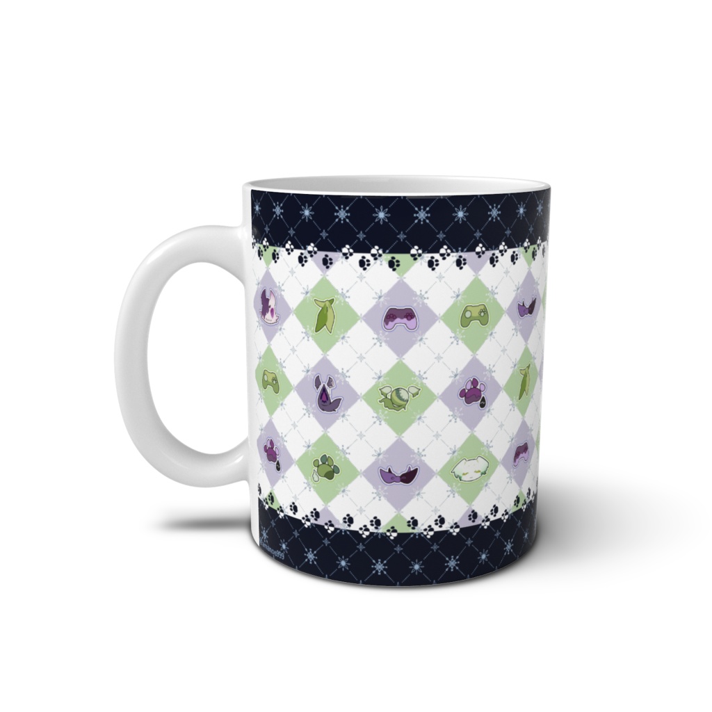 モノクロ マグカップ(ウズれびVer)【アマノエ/ゲーム実況者】