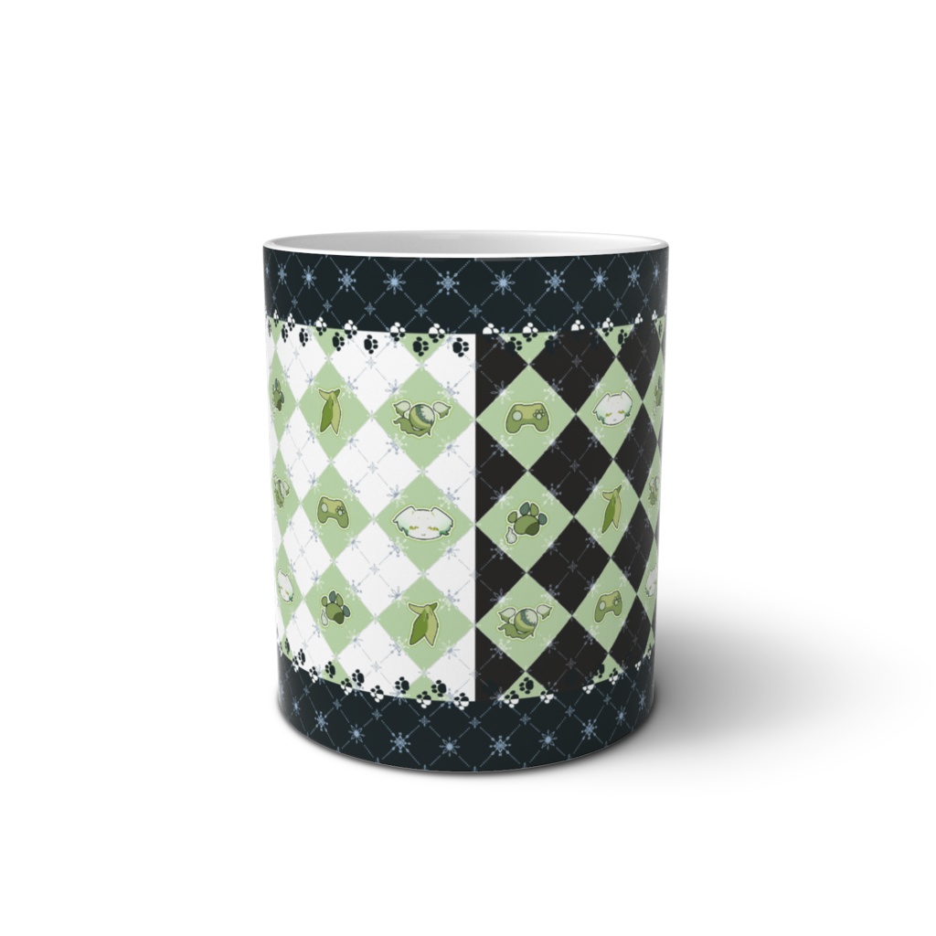 モノクロ マグカップ(こもれびVer)【アマノエ/ゲーム実況者】