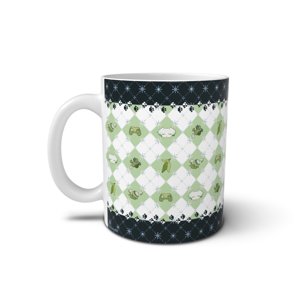 モノクロ マグカップ(こもれびVer)【アマノエ/ゲーム実況者】