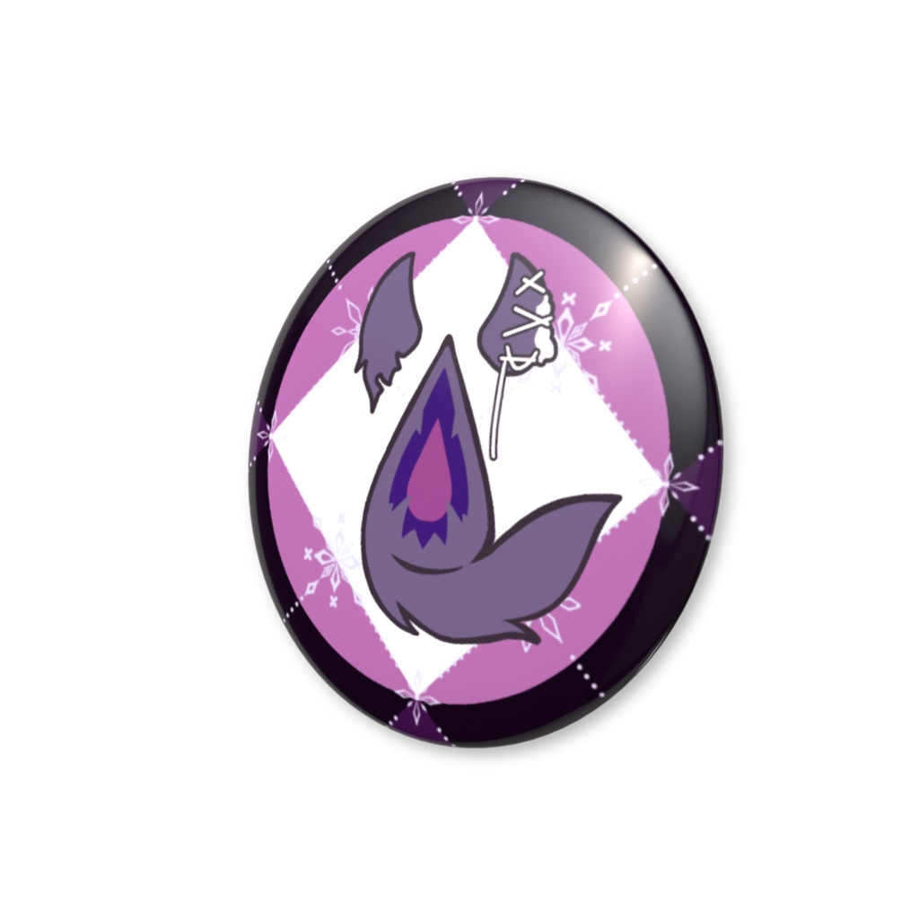 うずぬい 缶バッジ56mm(シンボル)【アマノエ/ゲーム実況者】