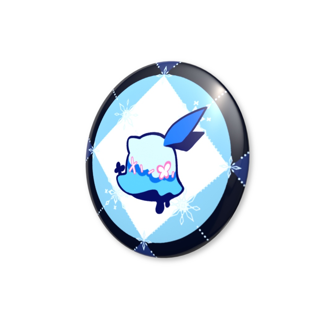 あおぬい 缶バッジ56mm(シンボル)【アマノエ/ゲーム実況者】