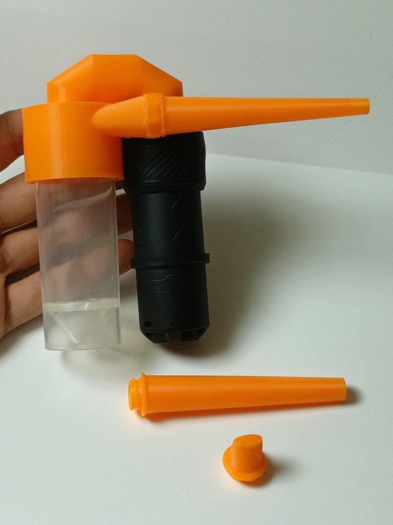 ZERO PUMPを超小型電動吸虫管にするアダプター【送料込み】