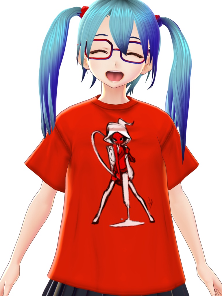 VRoid_ばすたんT（デジタルバージョン）#VRoid #Tシャツ #衣装 #テクスチャ #アバター