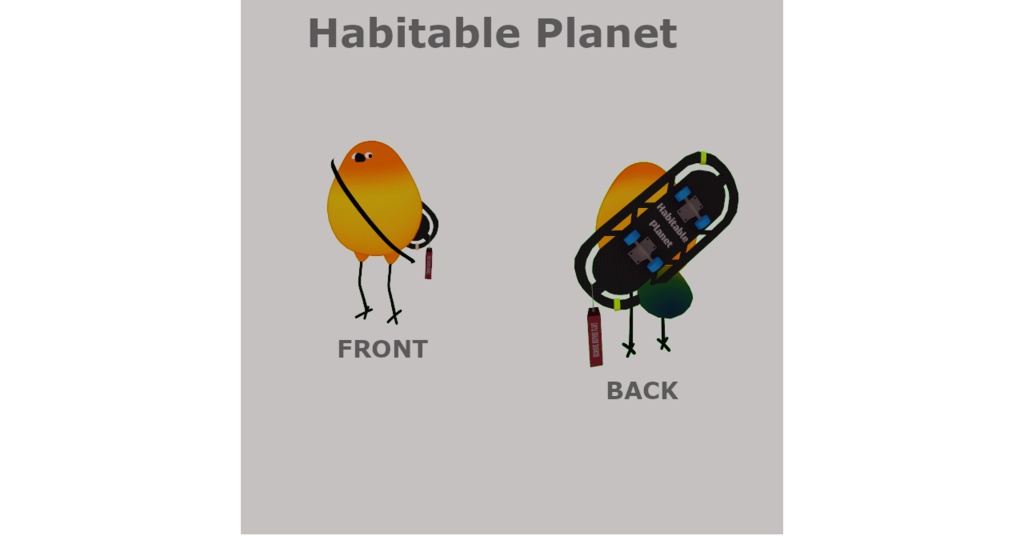 スケートボード風アクセサリー 【Third cosmic velocity】