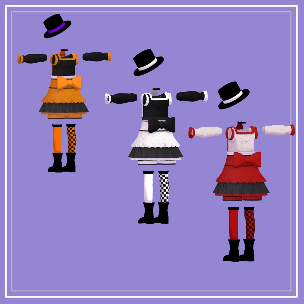 【マリシア専用】ハロウィン風衣装 MA対応【VRChat想定】