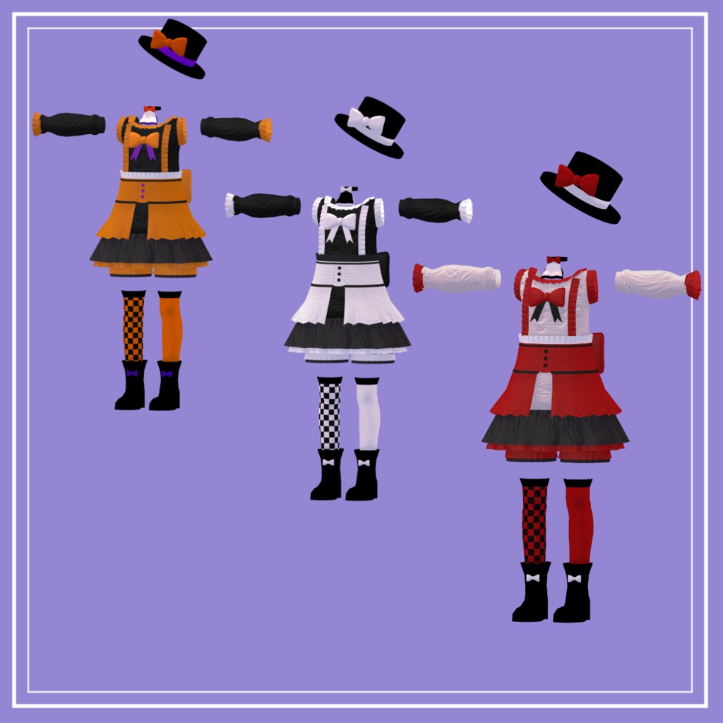 【マリシア専用】ハロウィン風衣装 MA対応【VRChat想定】