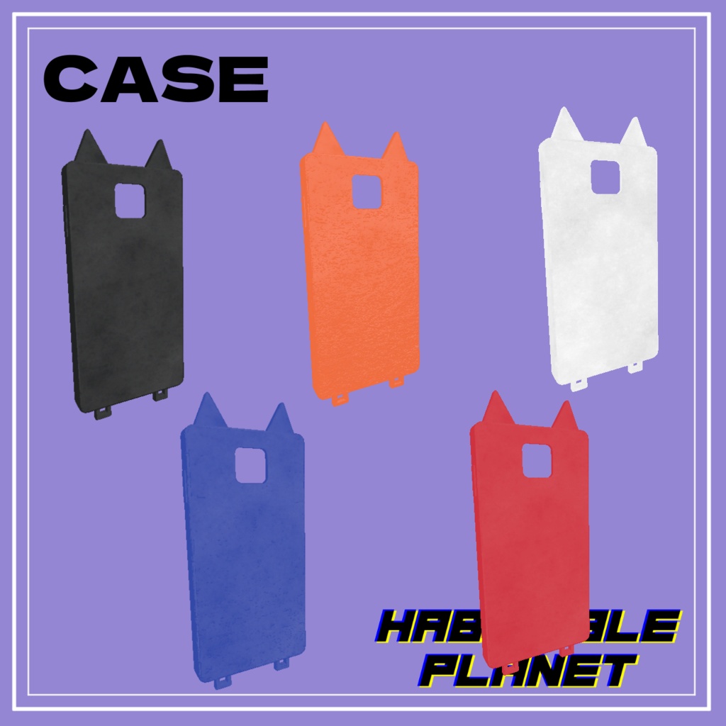 スマートフォン風 VRChat向けアクセサリー