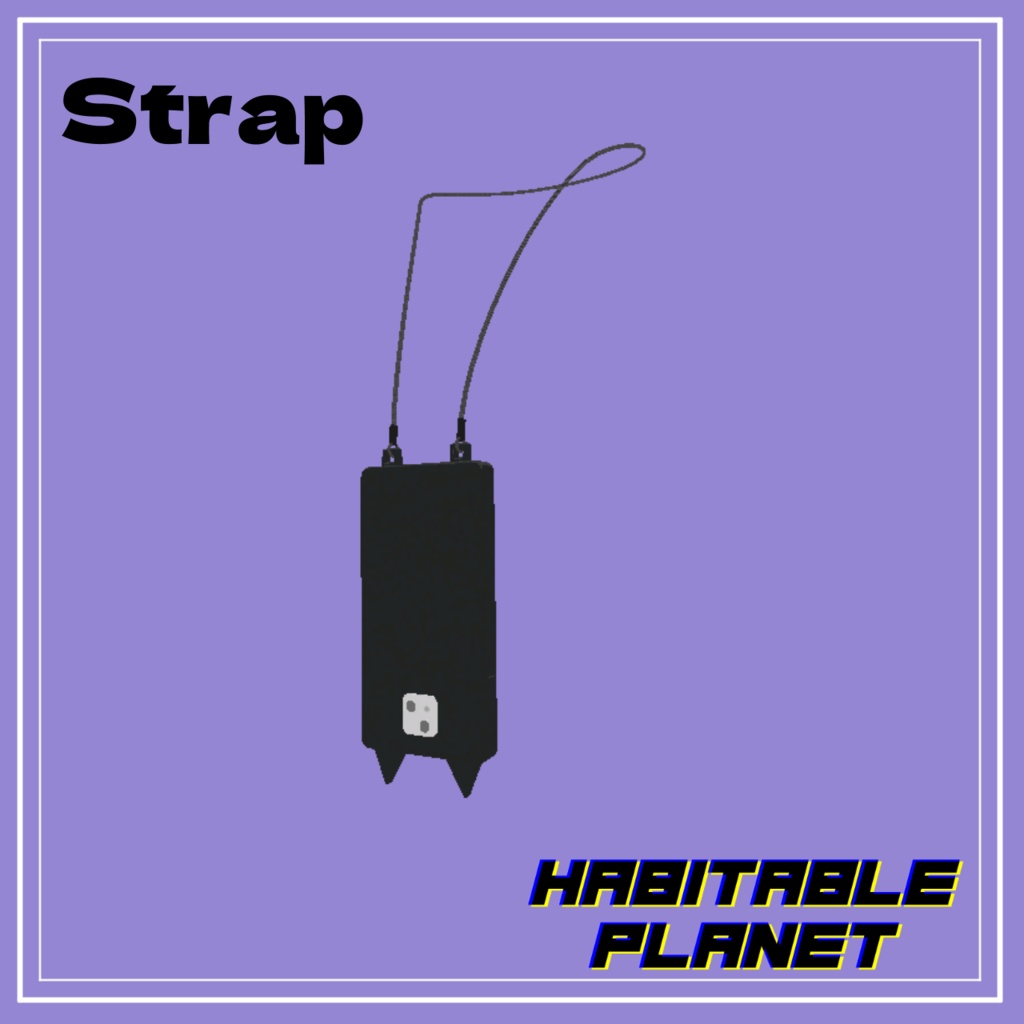 スマートフォン風 VRChat向けアクセサリー