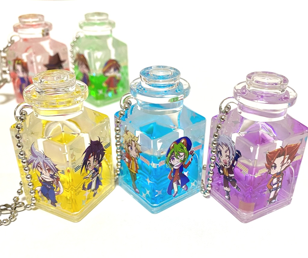 【New!】アクリルリキッドキーホルダー