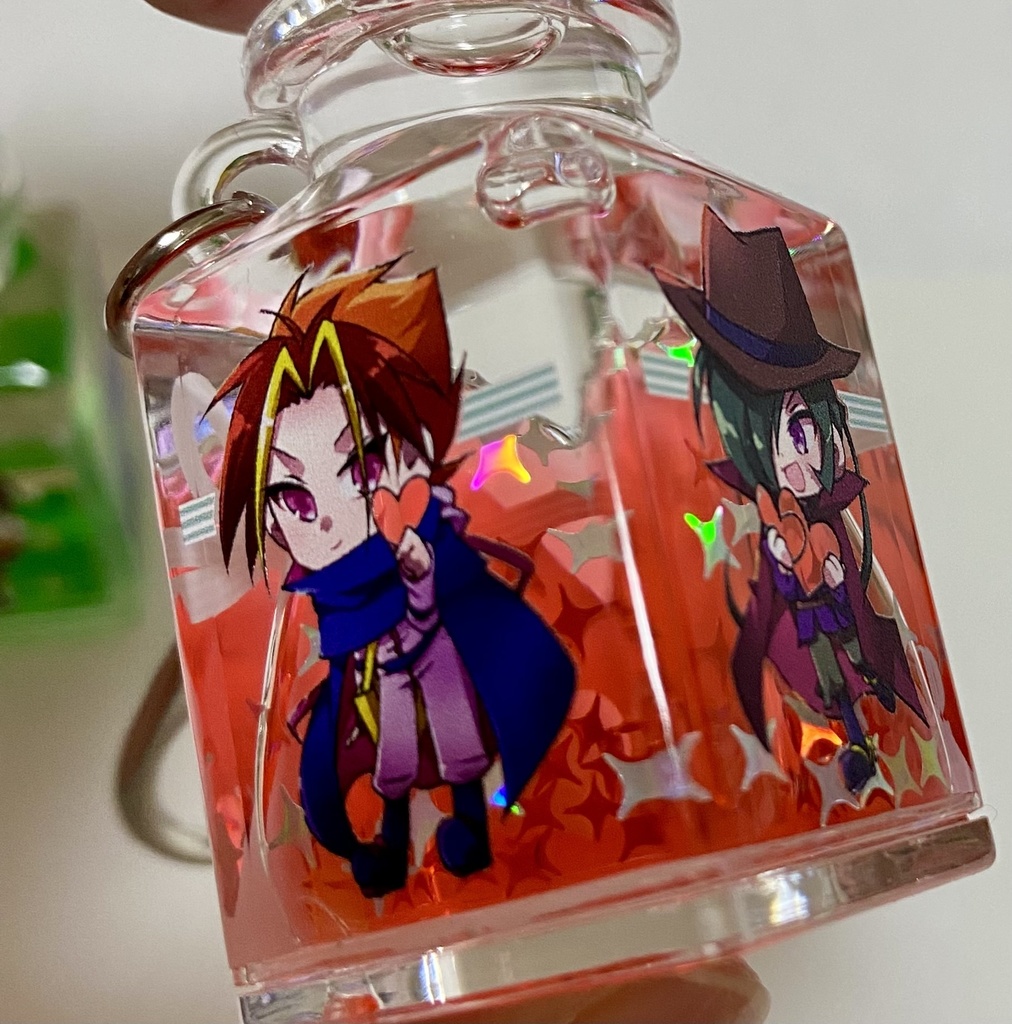 【New!】アクリルリキッドキーホルダー