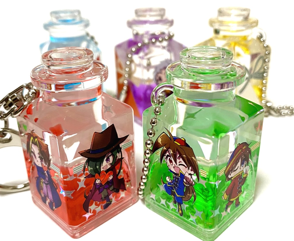 【New!】アクリルリキッドキーホルダー