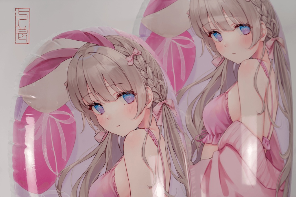 うさぎ系彼女 等身大 エアー抱き枕