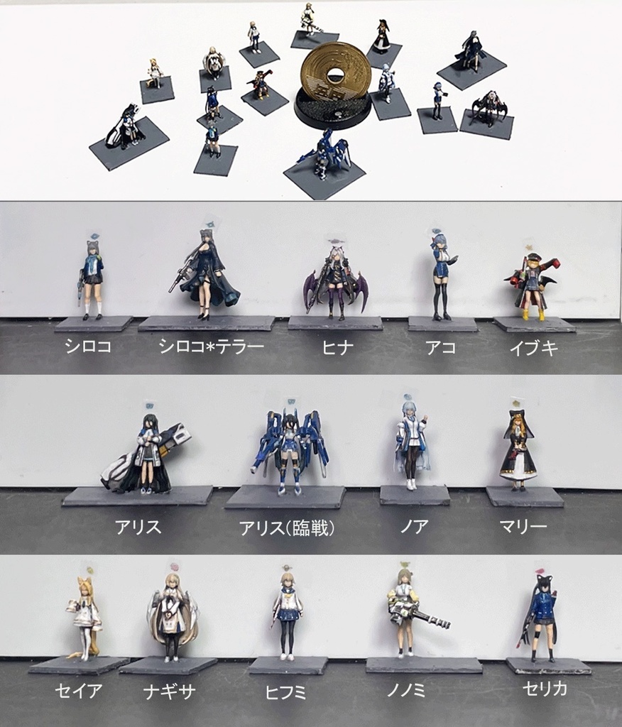 ブルーアーカイブセット「vol.2 」1/144スケール