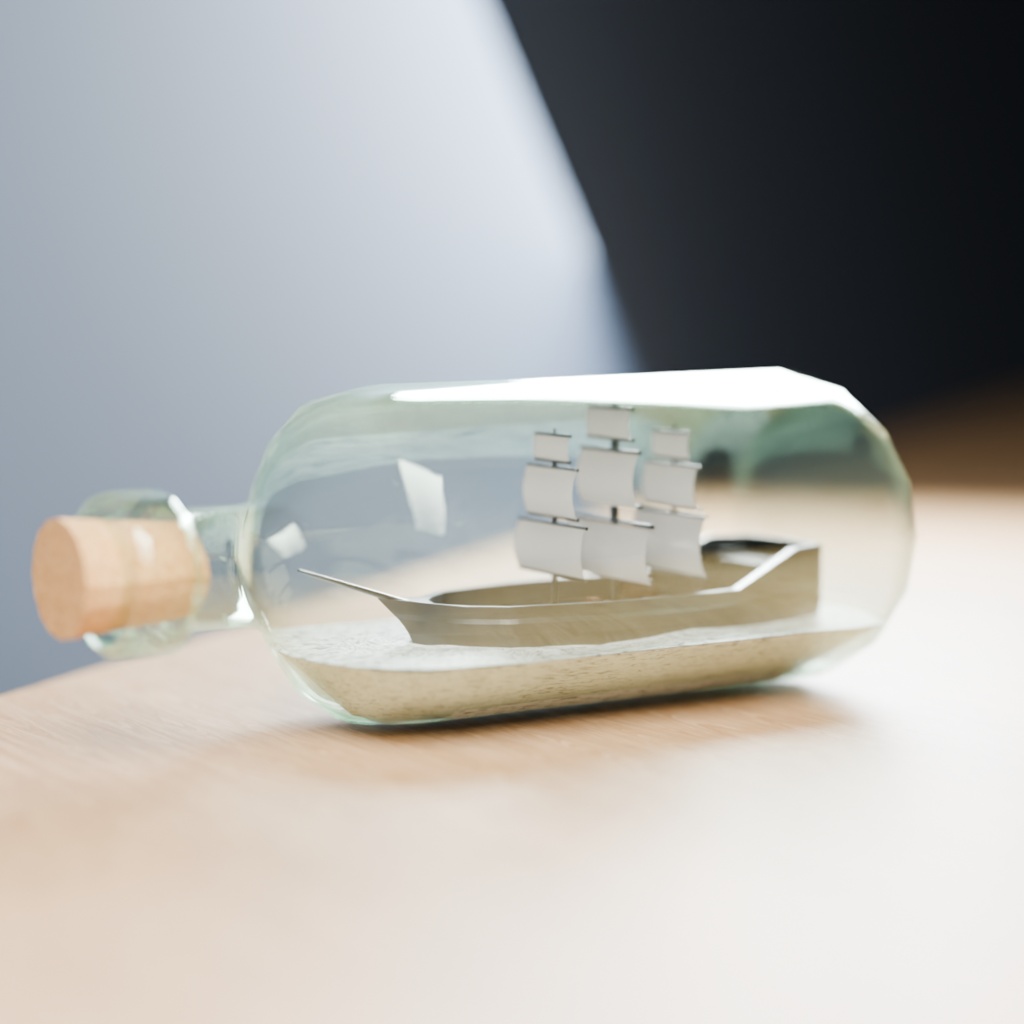 ボトルシップ(Ship in a bottle)