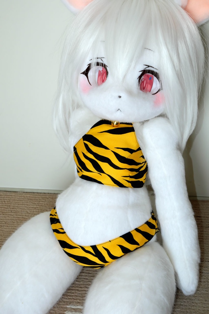 けものひめ ベアトリーチェ(ビーチェ)用 ホルターネックタイプ 虎縞水着