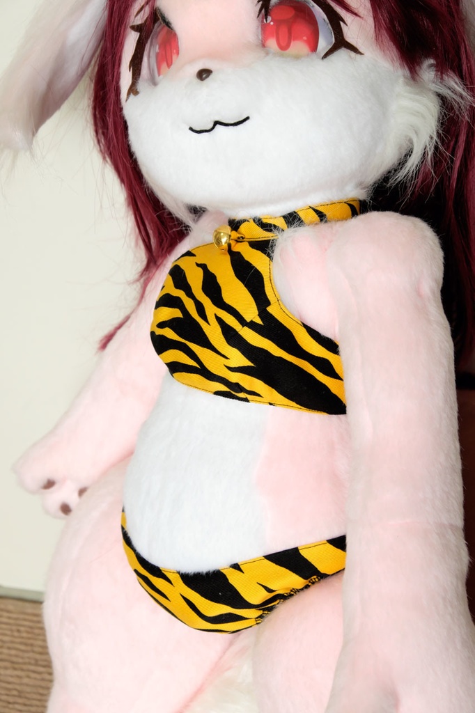 けものひめ 寧々用 ホルターネックタイプ 虎縞水着