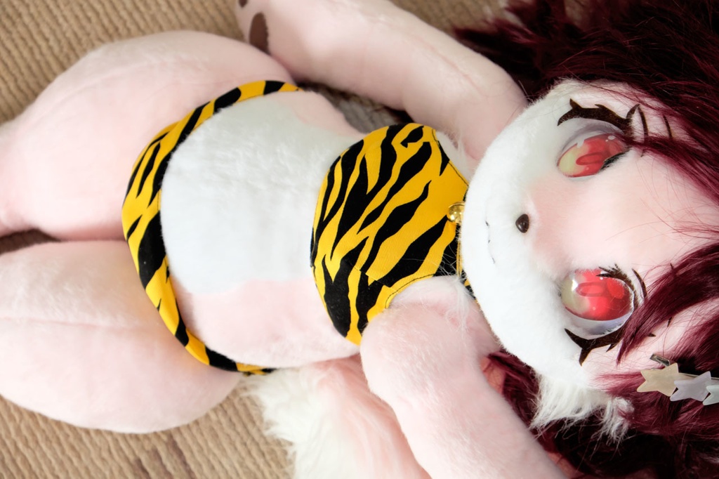 けものひめ 寧々用 ホルターネックタイプ 虎縞水着