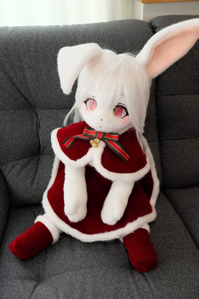 けものひめ(寧々、ビーチェ)用 サンタ風 ワンピースセット