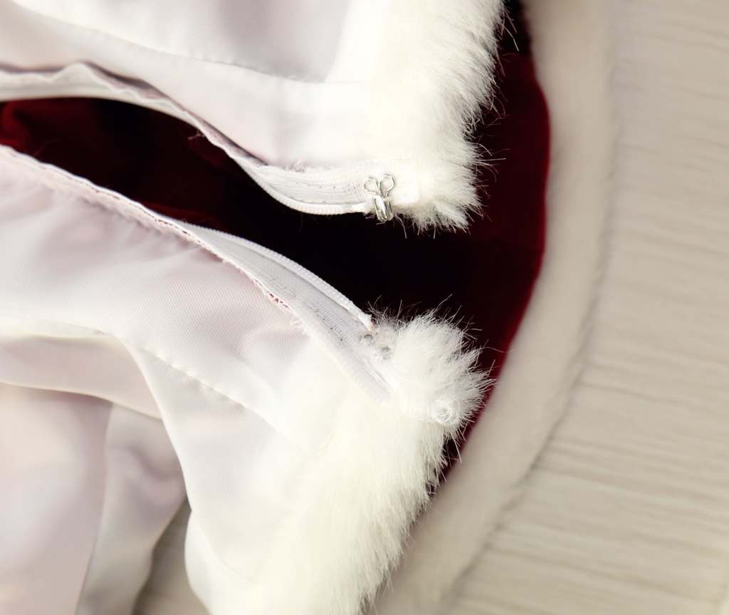 けものひめ(寧々、ビーチェ)用 サンタ風 ワンピースセット