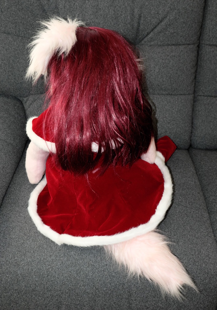 けものひめ(寧々、ビーチェ)用 サンタ風 ワンピースセット