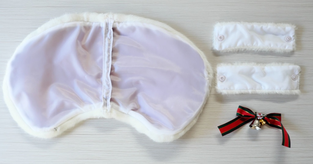 90cmサイズ 色気美人 ドール向け サンタ風ミニワンピースセット