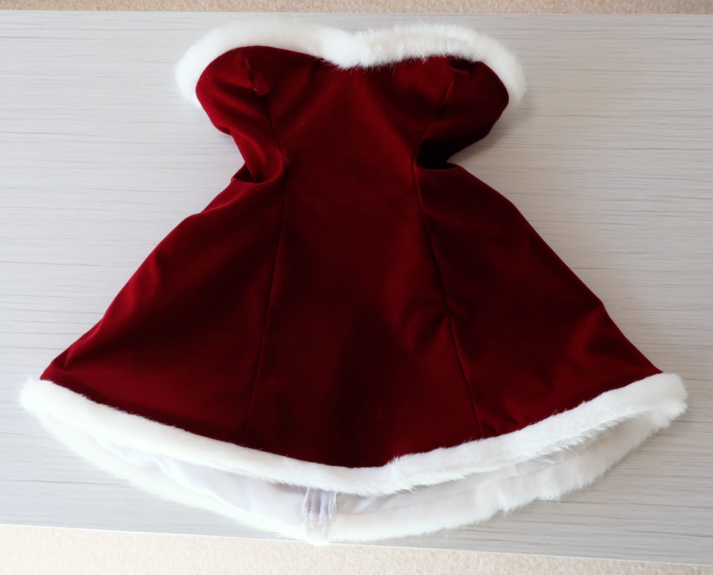 90cmサイズ 色気美人 ドール向け サンタ風ミニワンピースセット