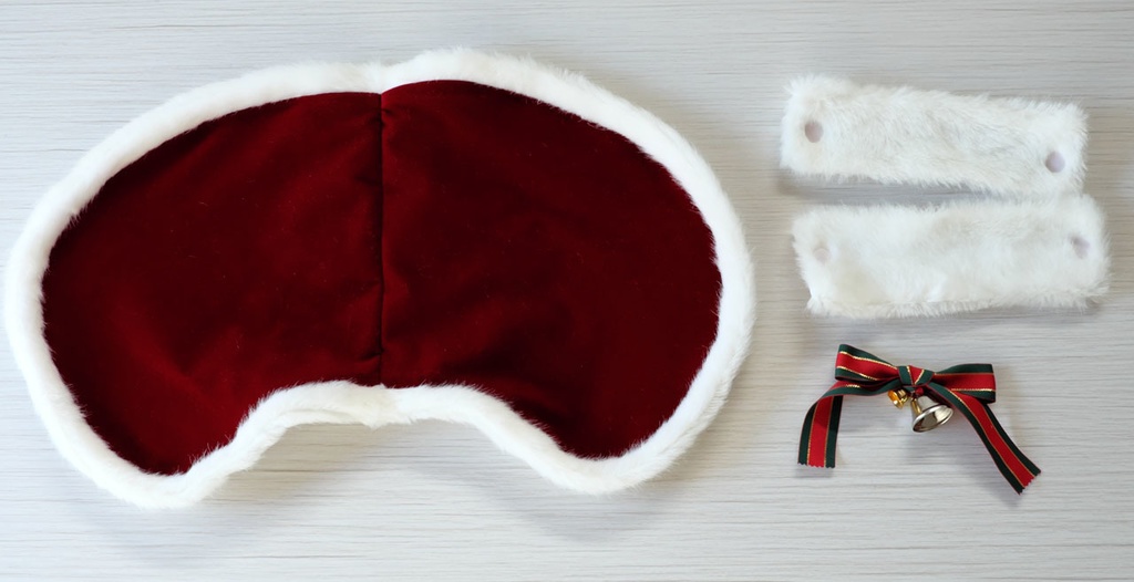 90cmサイズ 色気美人 ドール向け サンタ風ミニワンピースセット