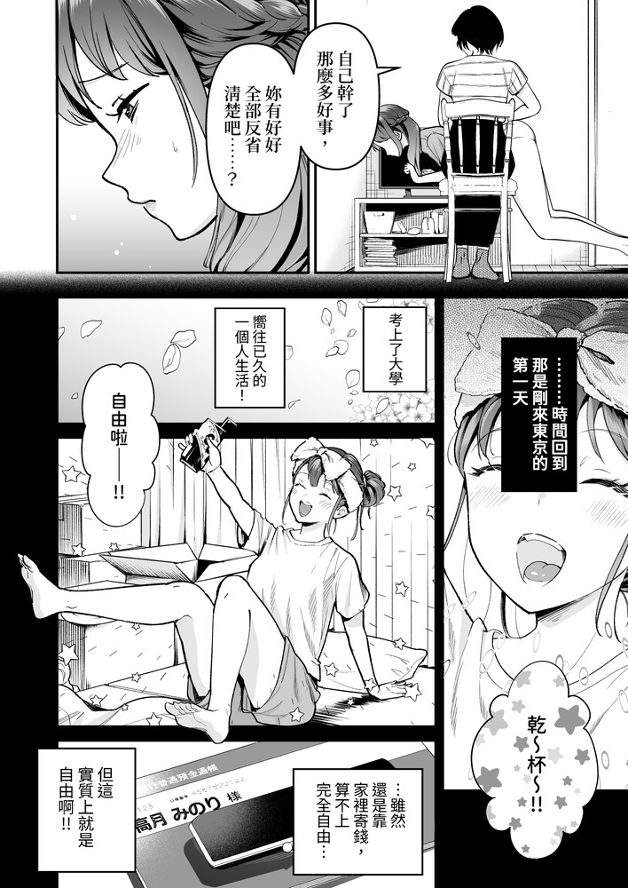 女子大生になってもママからお尻ペンペン 都已經是女大生了還要被媽媽打屁股 【繁體中文版】