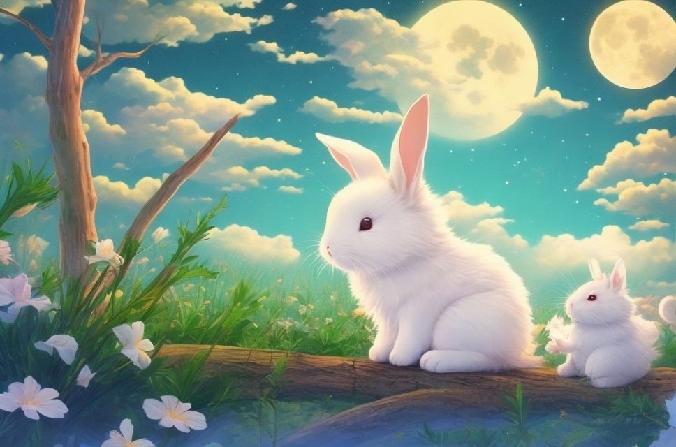 中秋の名月で使えるウサギちゃんパック