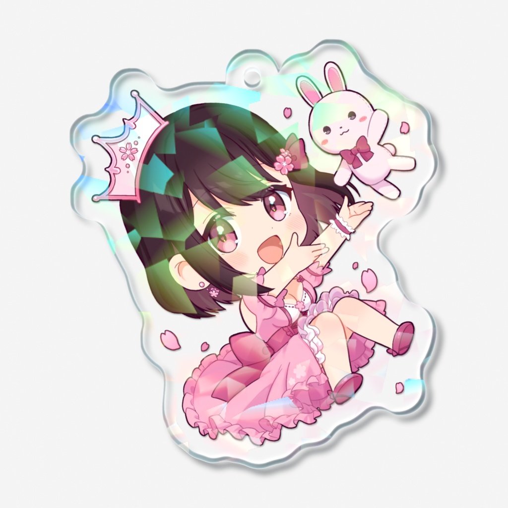 逢河桜空 ミニキャラ(誕生日Ver) キーホルダー