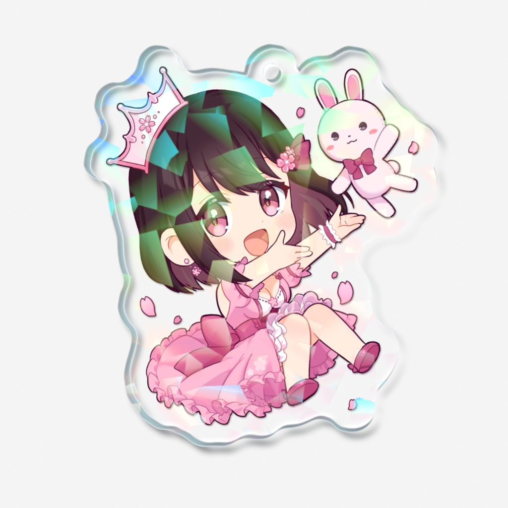 逢河桜空 ミニキャラ(誕生日Ver) キーホルダー