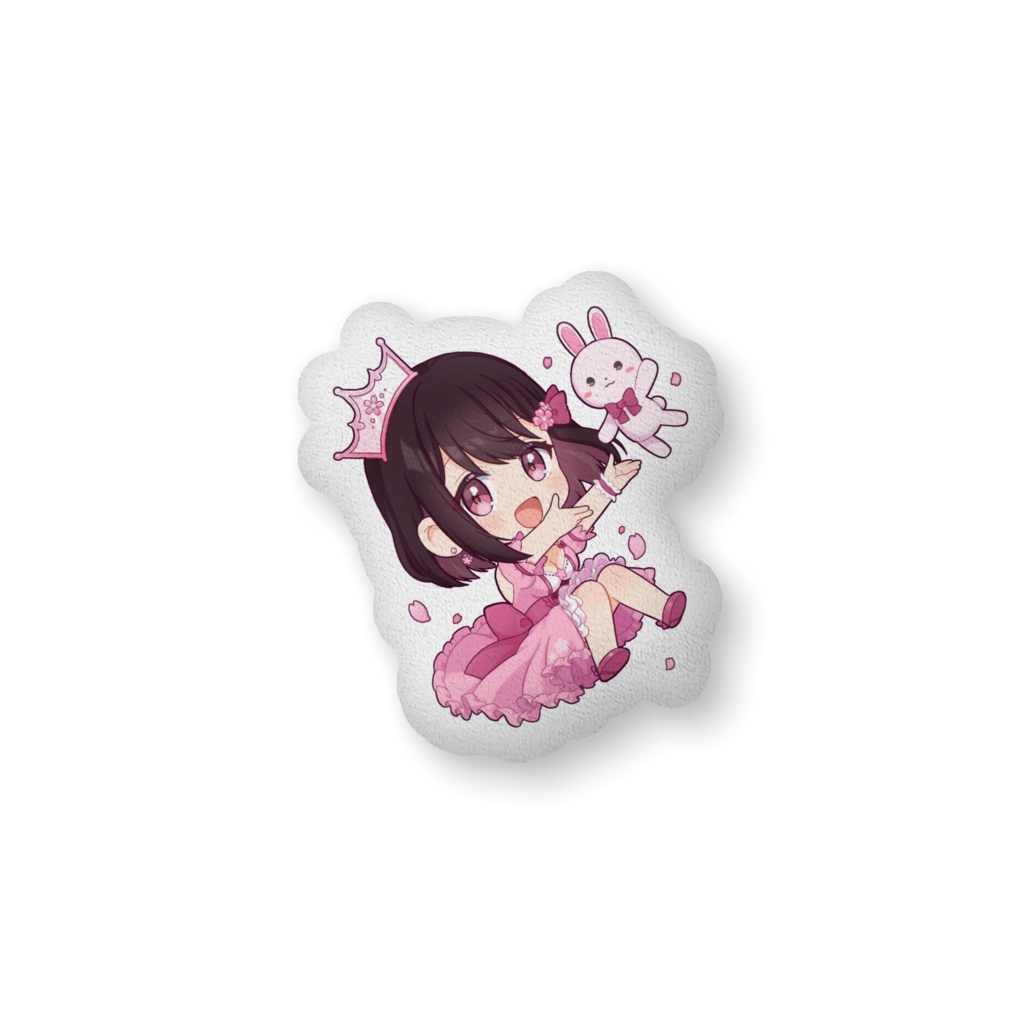逢河桜空　ミニキャラ（誕生日Ver）　クッション