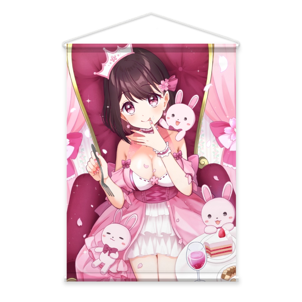 逢河桜空 1枚絵(誕生日Ver) タペストリー