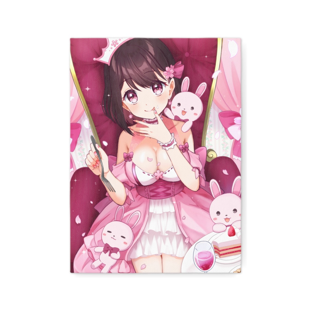 逢河桜空 1枚絵(誕生日Ver) キャンバス