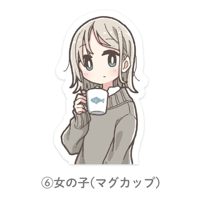 moffmachiステッカー