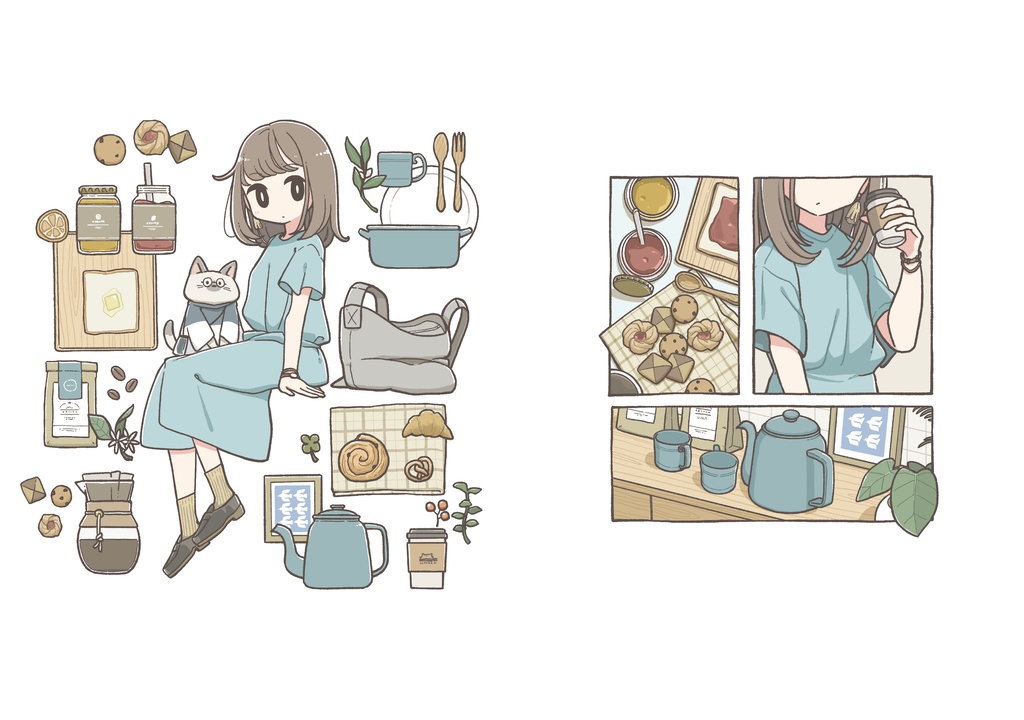 【イラスト集】Ashiato