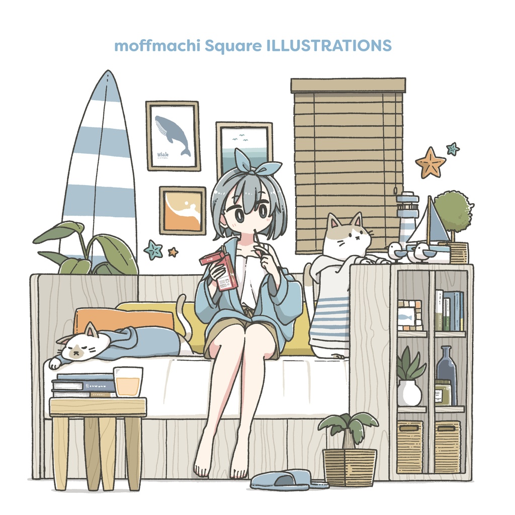 【イラスト集】moffmachi square ILLUSTRATIONS