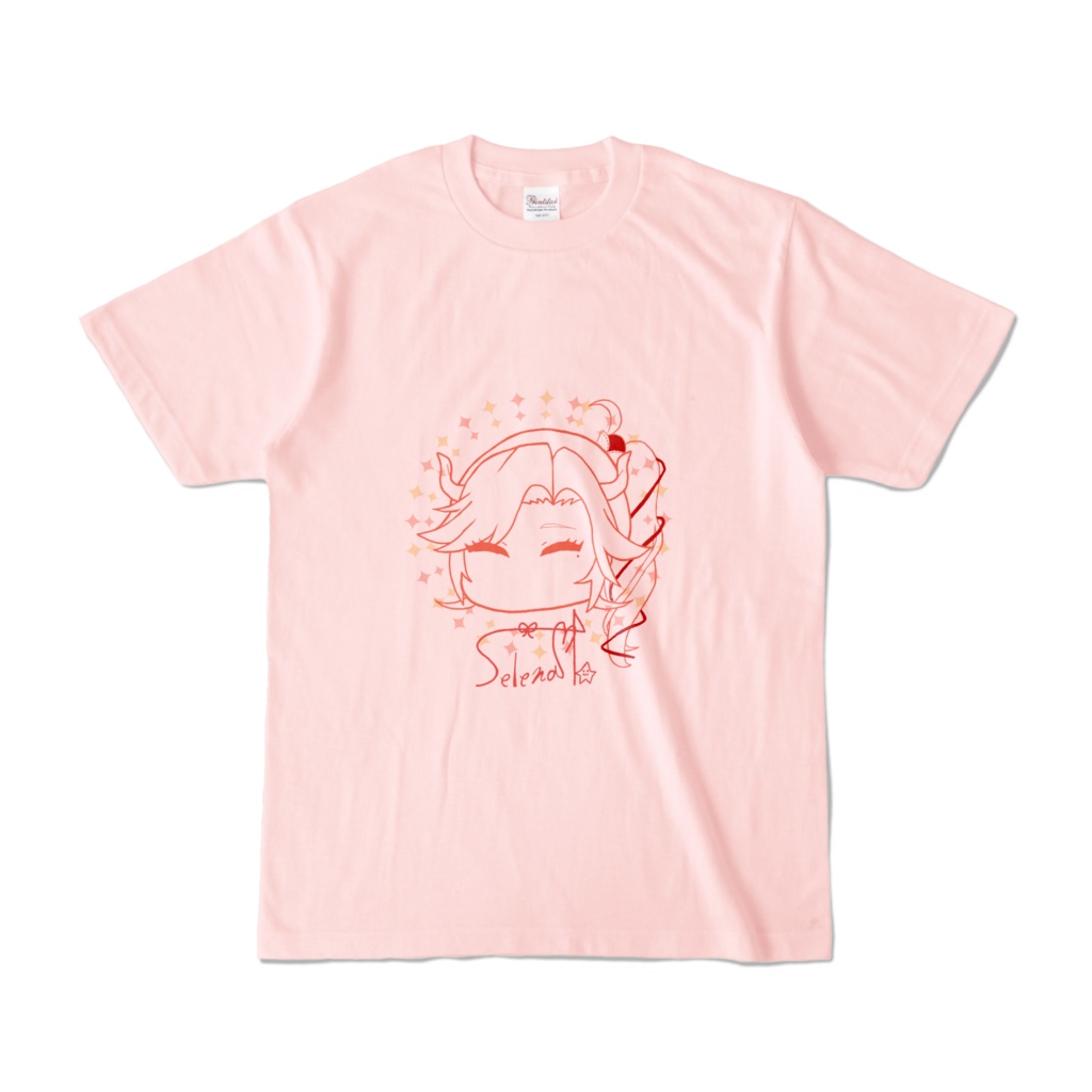 【暁月セレナ】サイン入りTシャツ Light Pink/Light Yellow/Black/Navy
