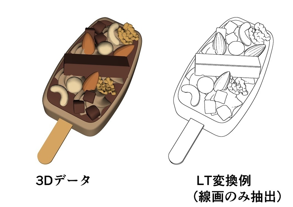 チョコナッツアイスバー