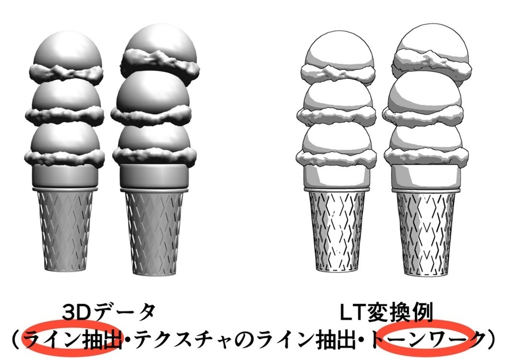好きなだけ積めるアイス