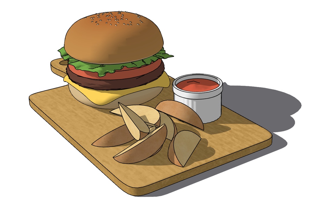 hamburger(ハンバーガー)【skp】