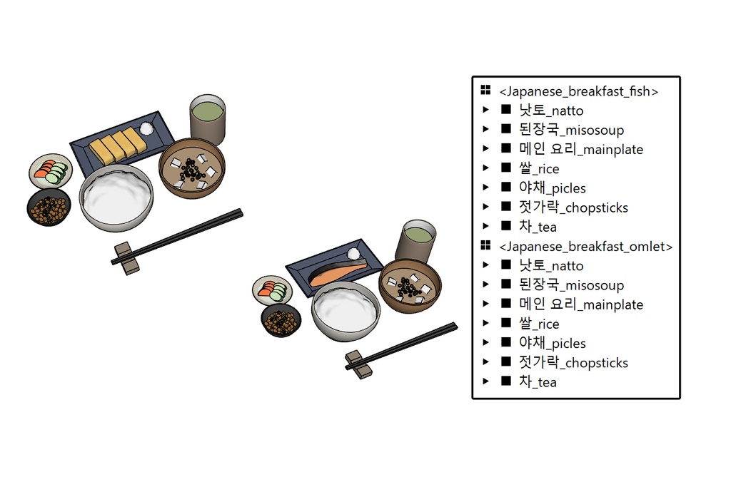 Japanese_breakfast(朝食)【skp】