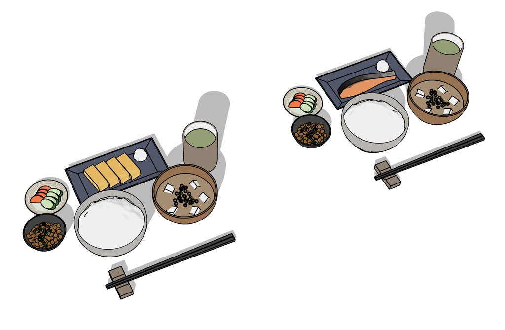 Japanese_breakfast(朝食)【skp】