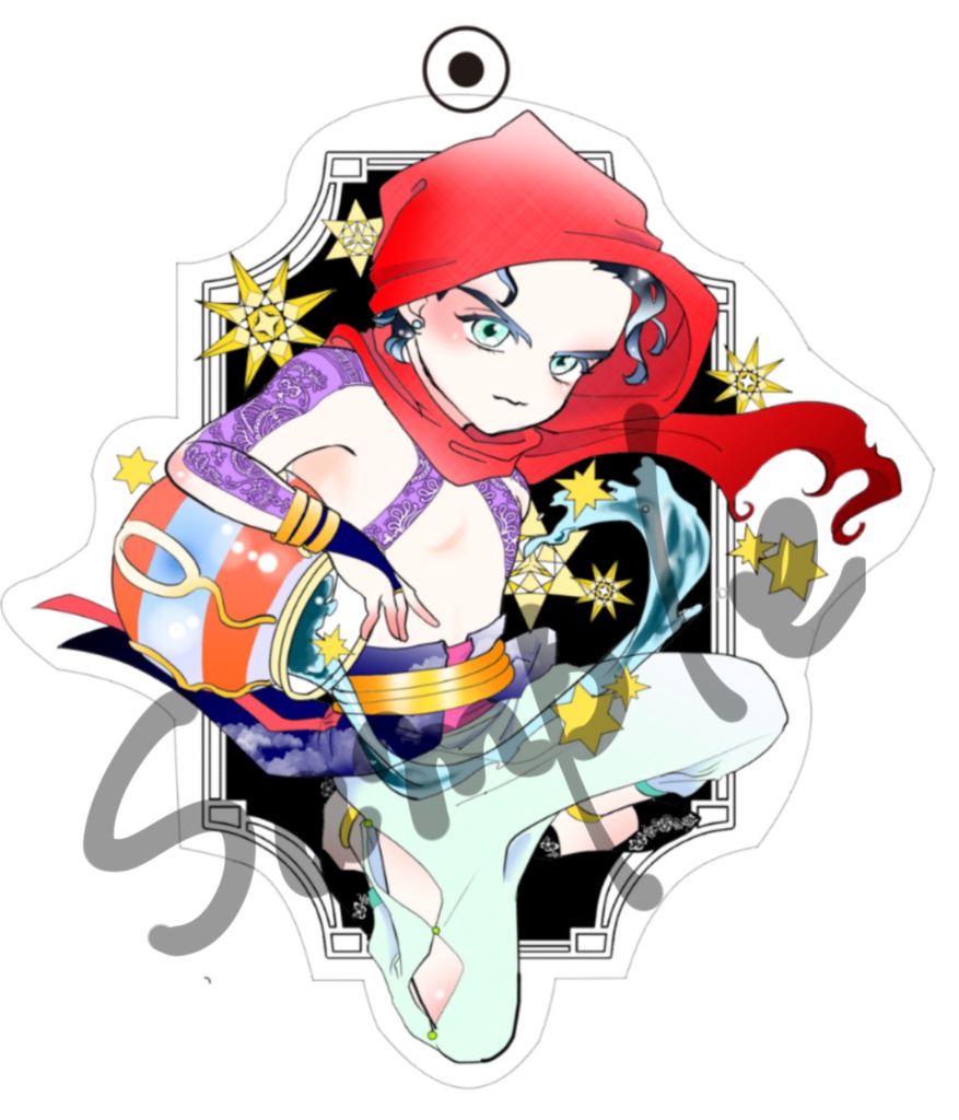 アクリルキーホルダー（承太郎タロットver）