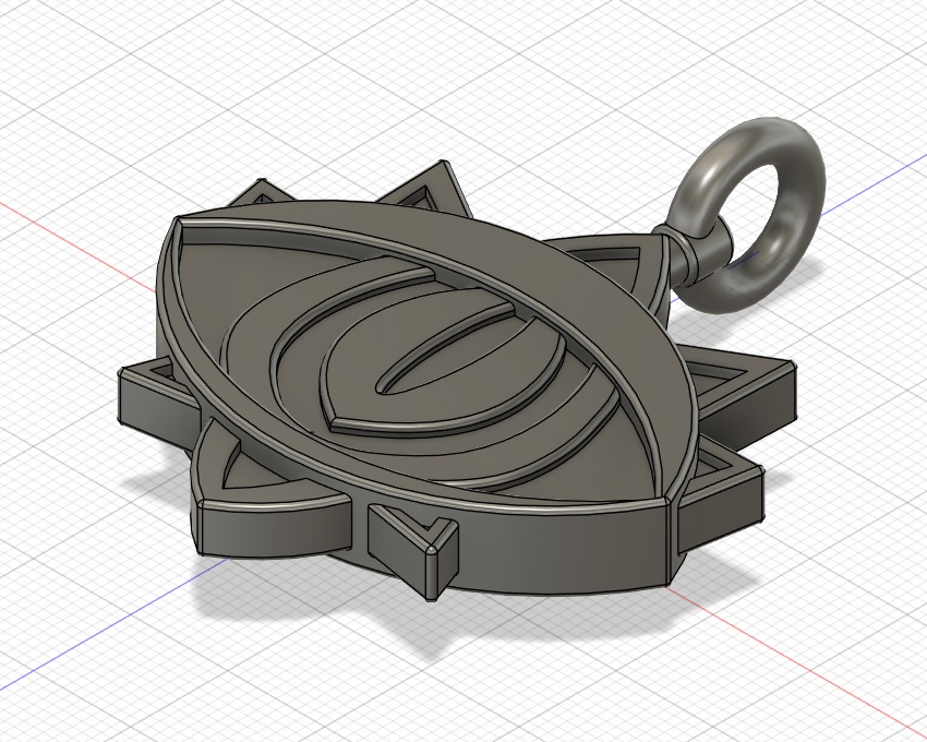 イメージアクセサリー「eye」STLデータ