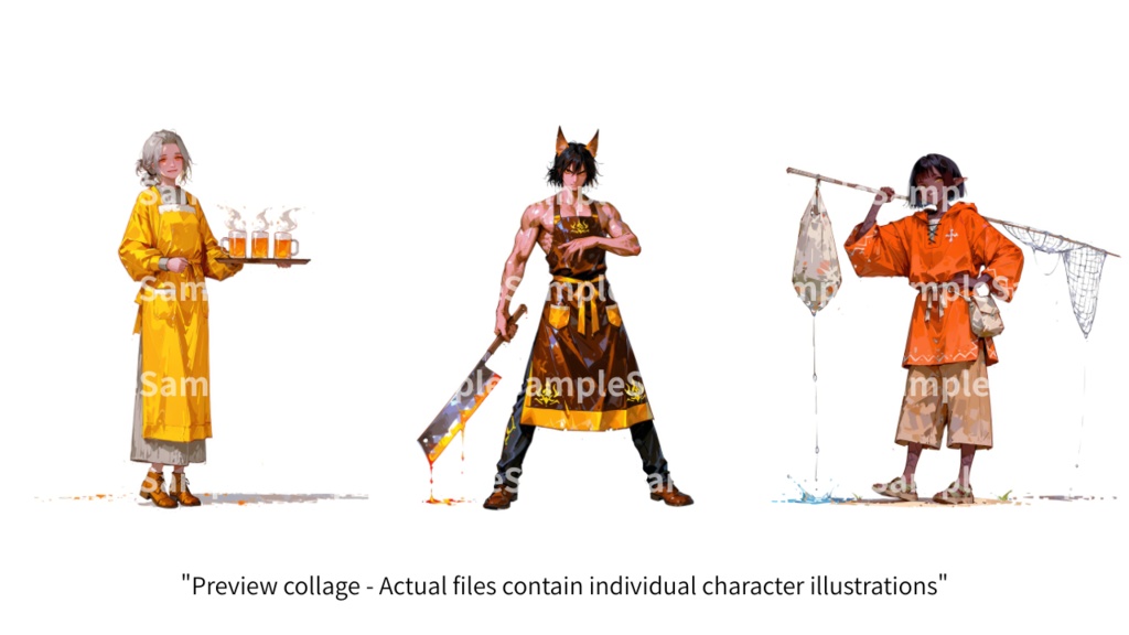 ArtiStyle Collection –モブキャラシリーズ:異世界の働く人たちver.1