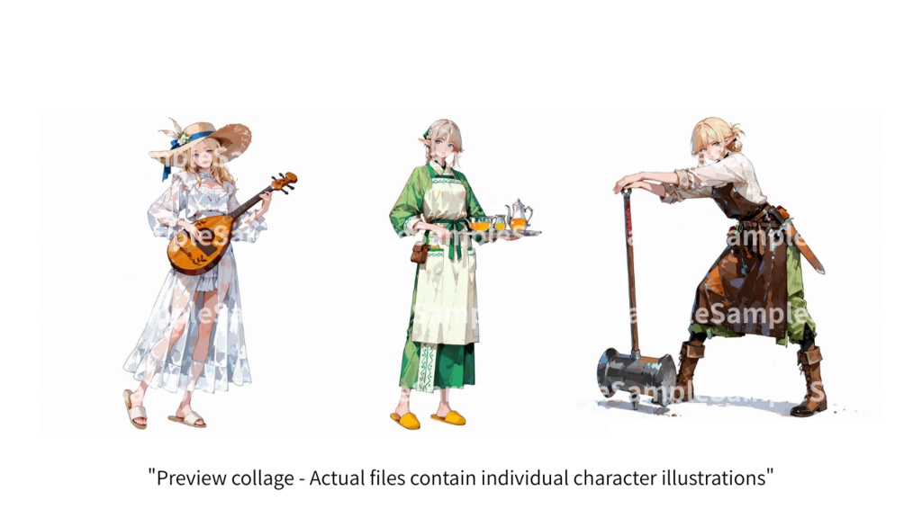 ArtiStyle Collection –モブキャラシリーズ：異世界で暮らすエルフたちver.1